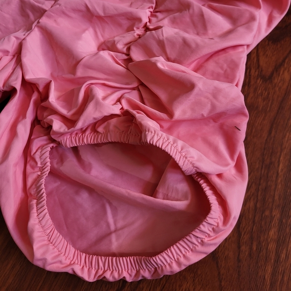 Women's Shorts Drawstring Waist Ruched Shorts Pink - Picture 7 of 9